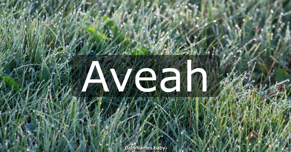 Aveah
