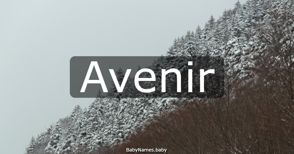 Avenir