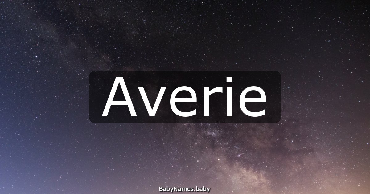 Averie