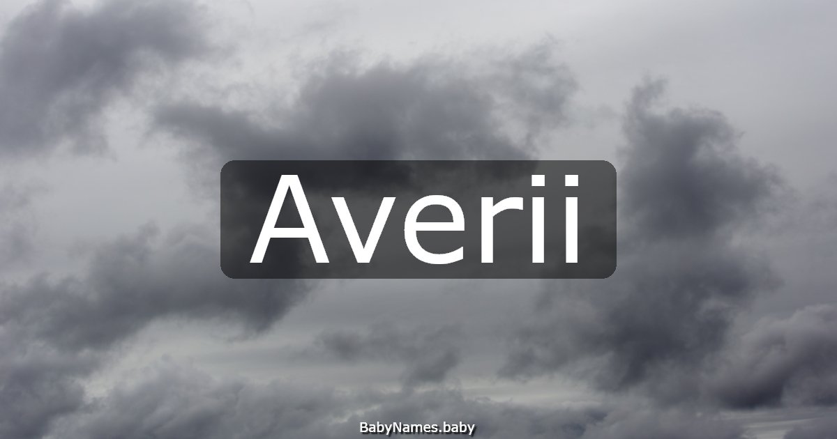 Averii