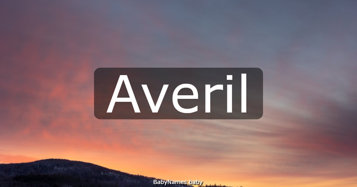 Averil