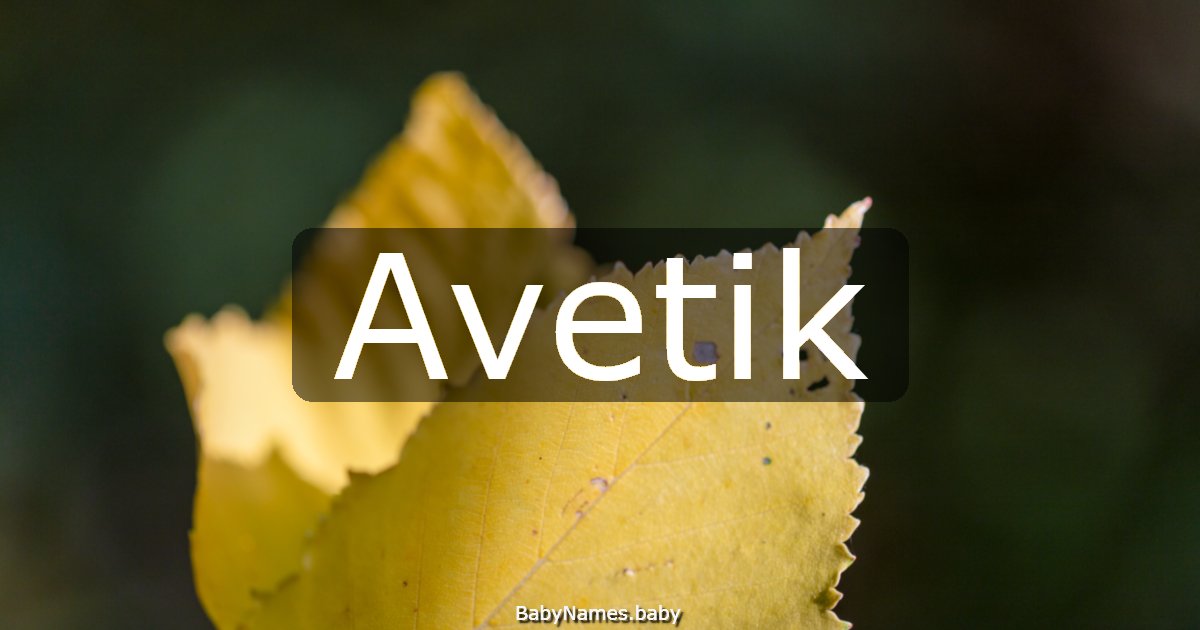 Avetik