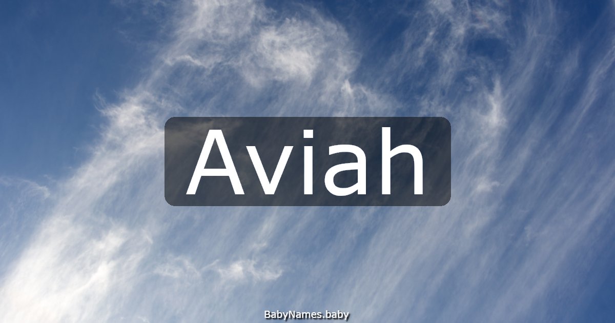 Aviah