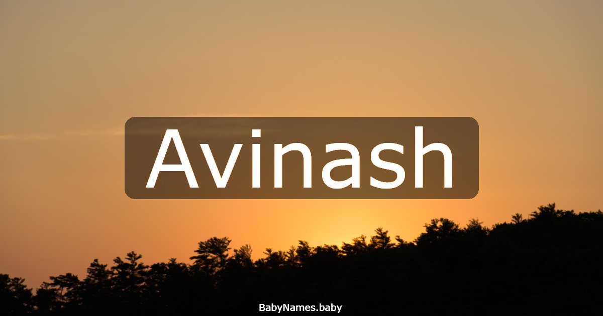 Avinash