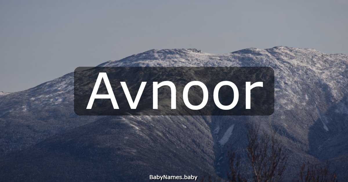 Avnoor