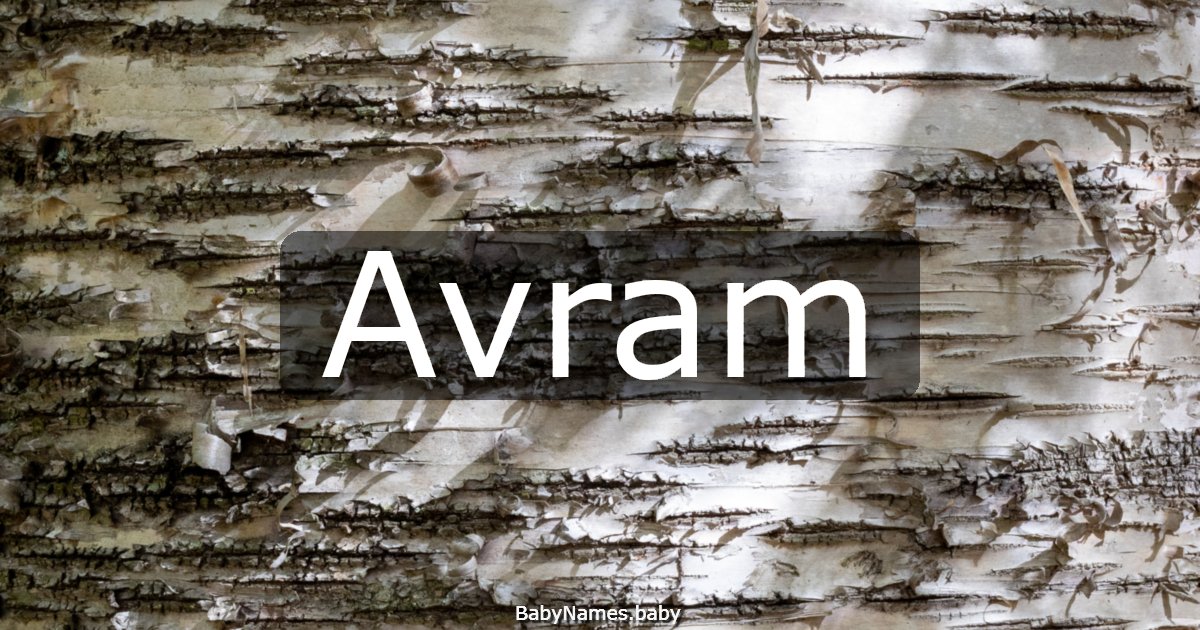 Avram