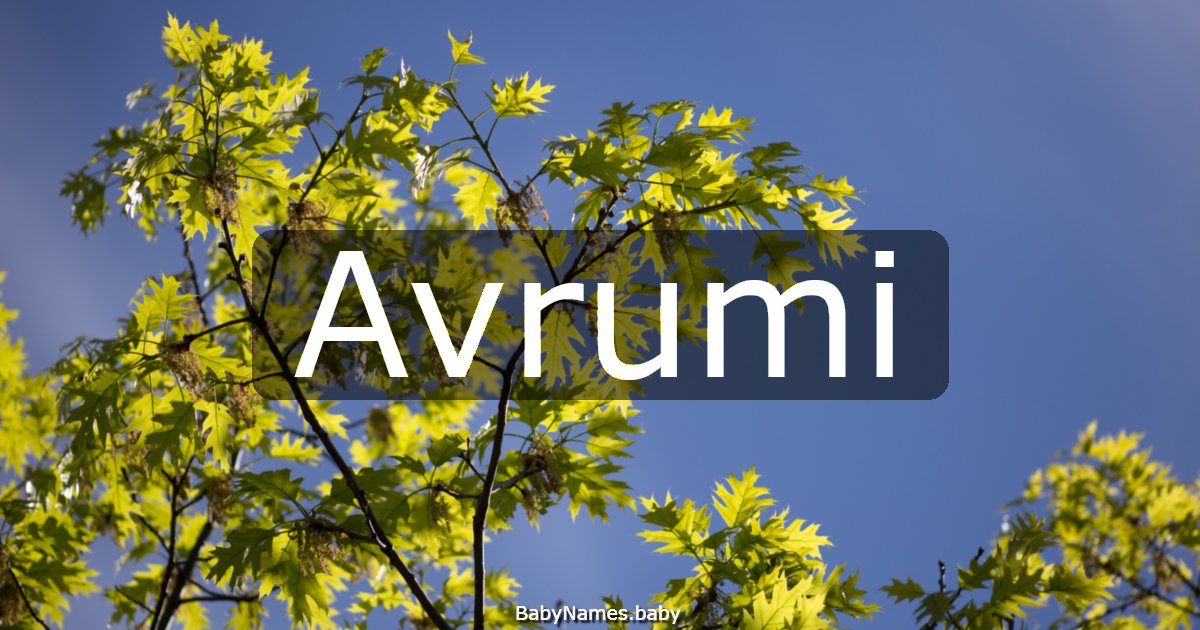 Avrumi
