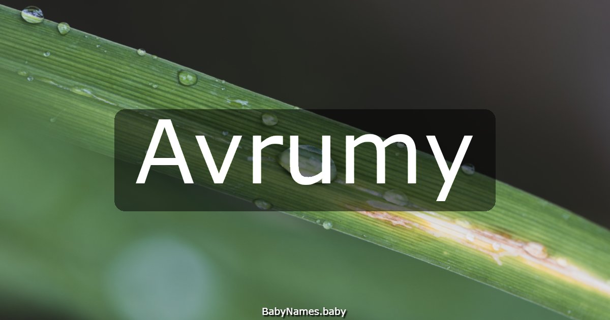 Avrumy