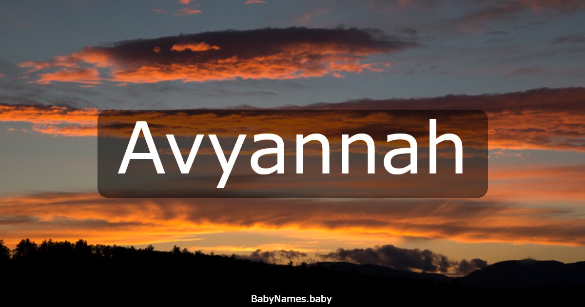 Avyannah
