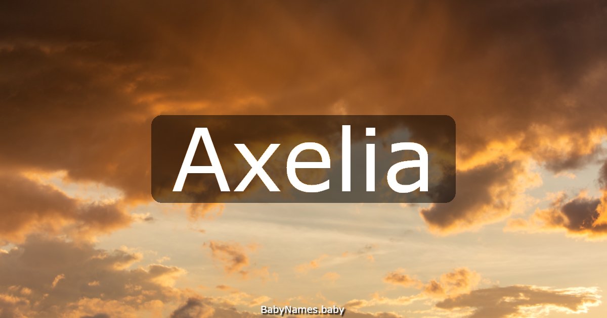 Axelia