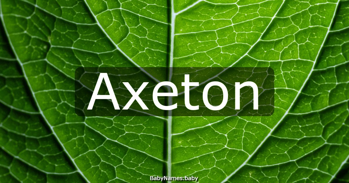Axeton