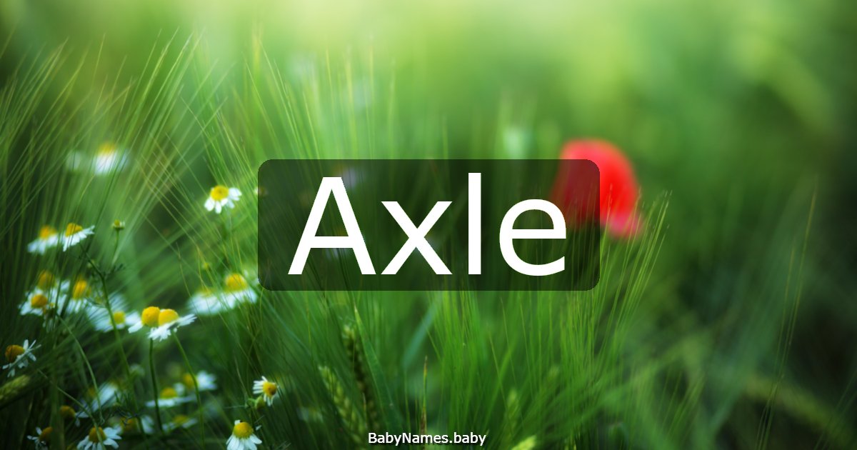 Axle
