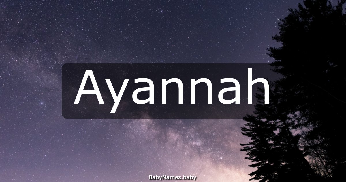 Ayannah