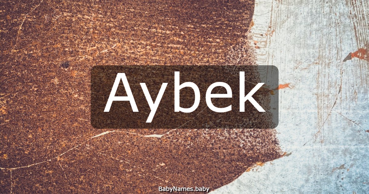 Aybek