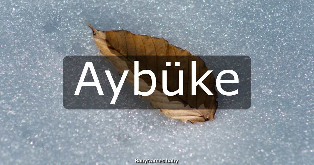 Aybüke
