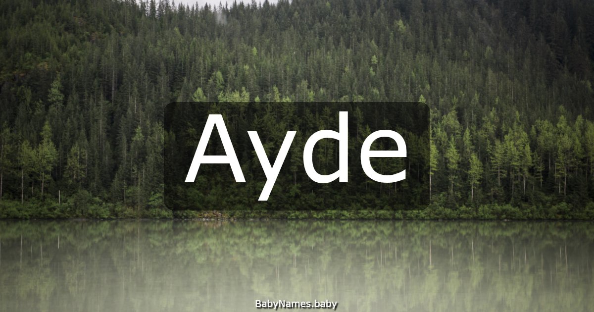 Ayde