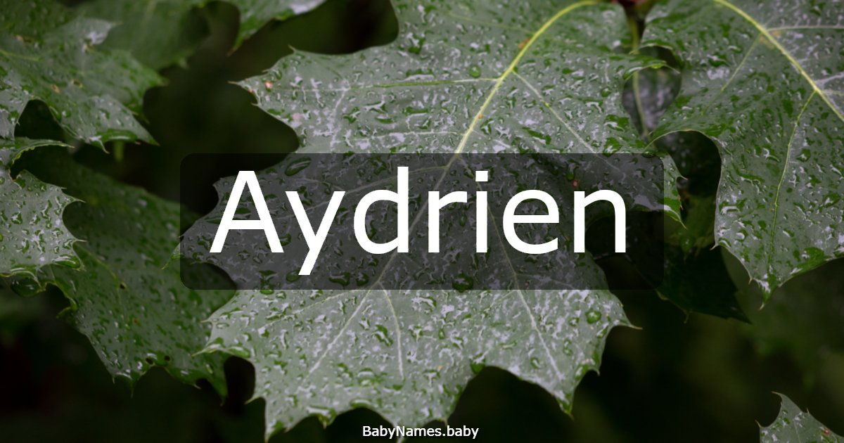 Aydrien