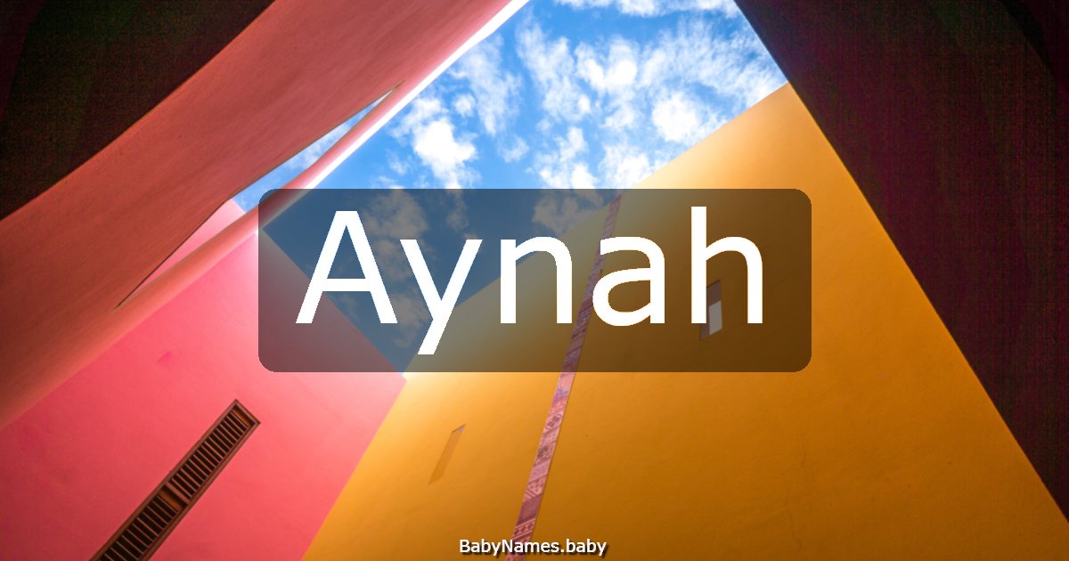 Aynah