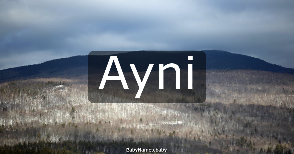 Ayni