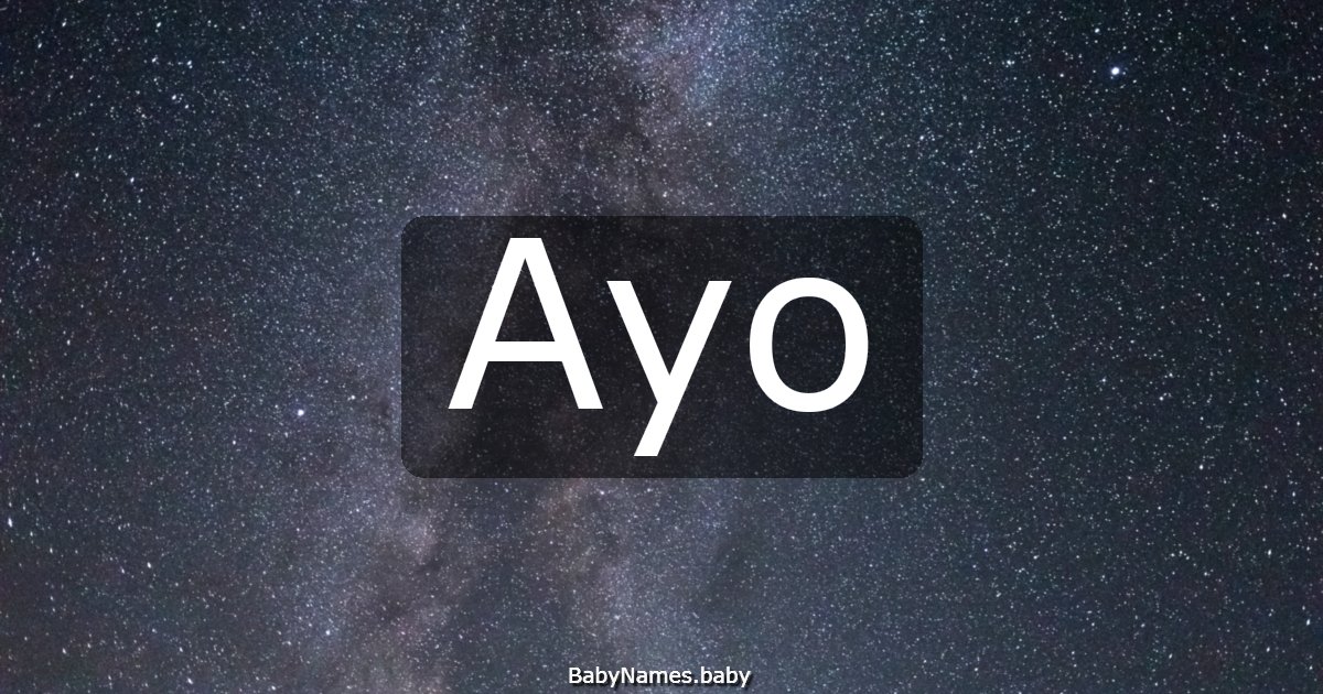Ayo