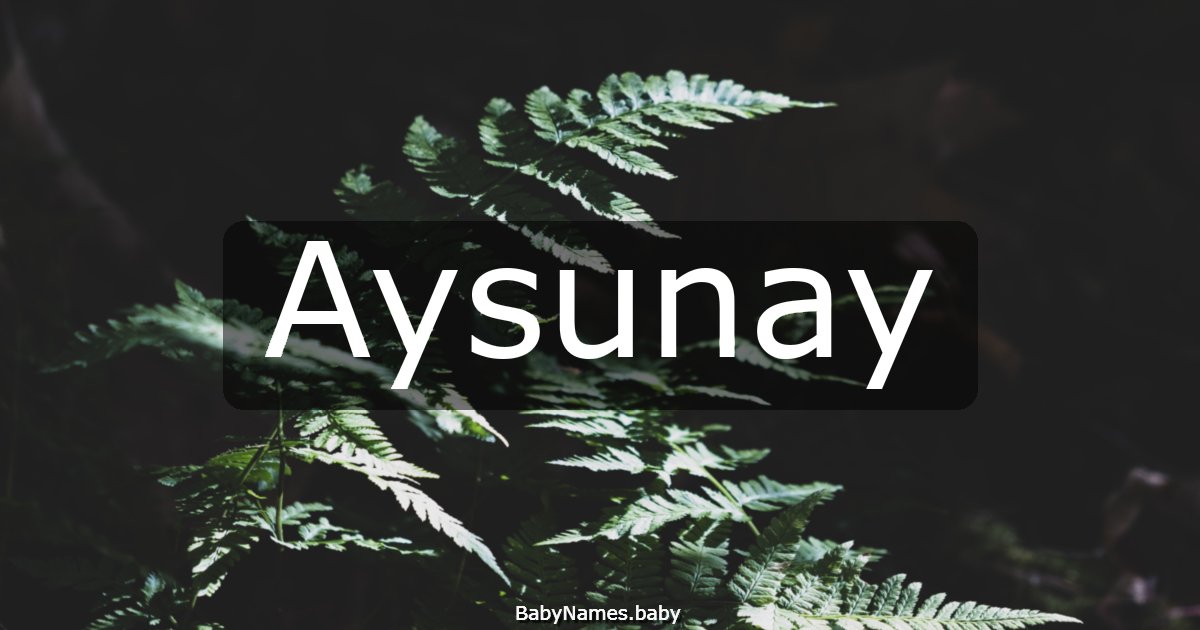 Aysunay