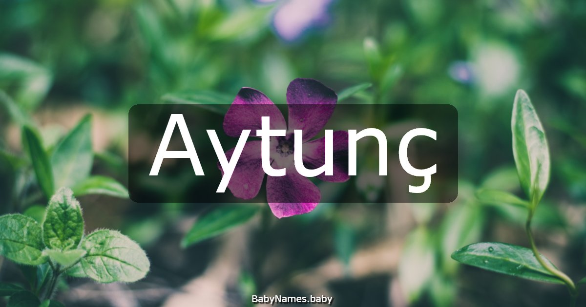 Aytunç