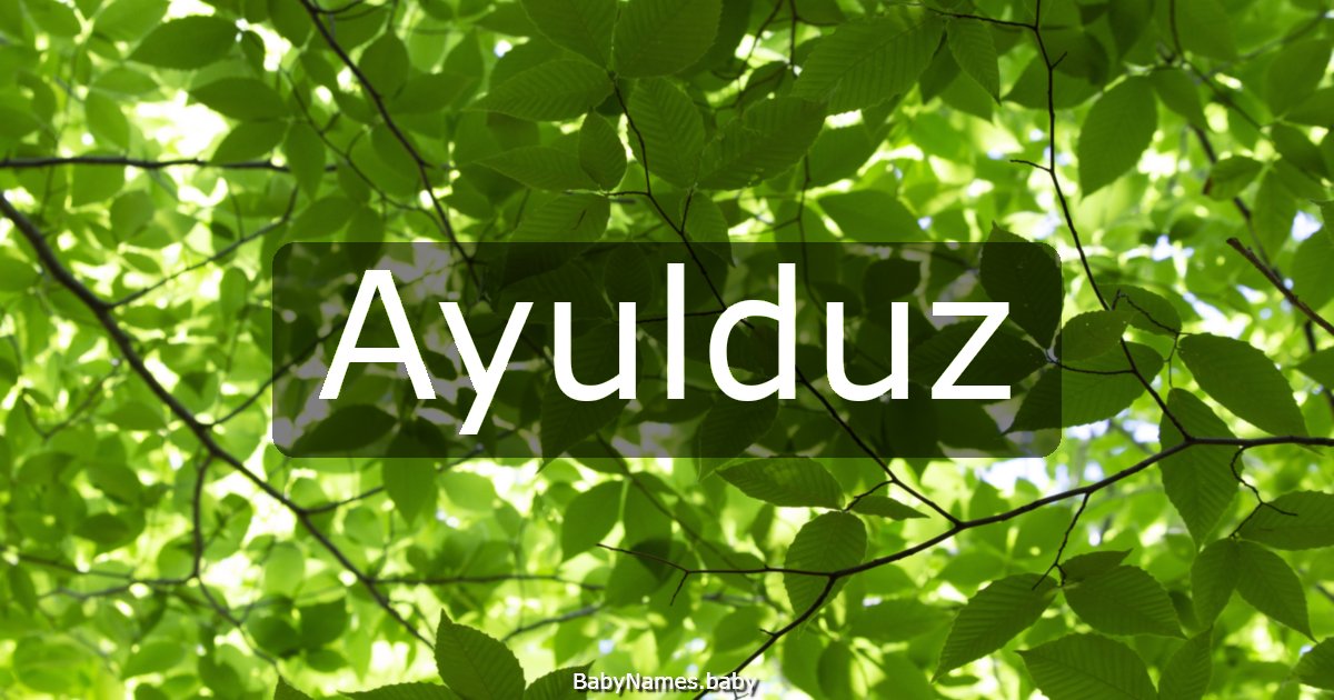 Ayulduz
