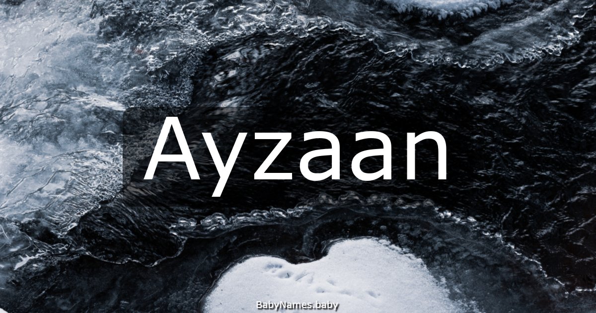 Ayzaan