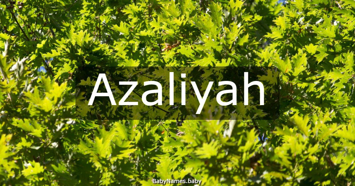Azaliyah