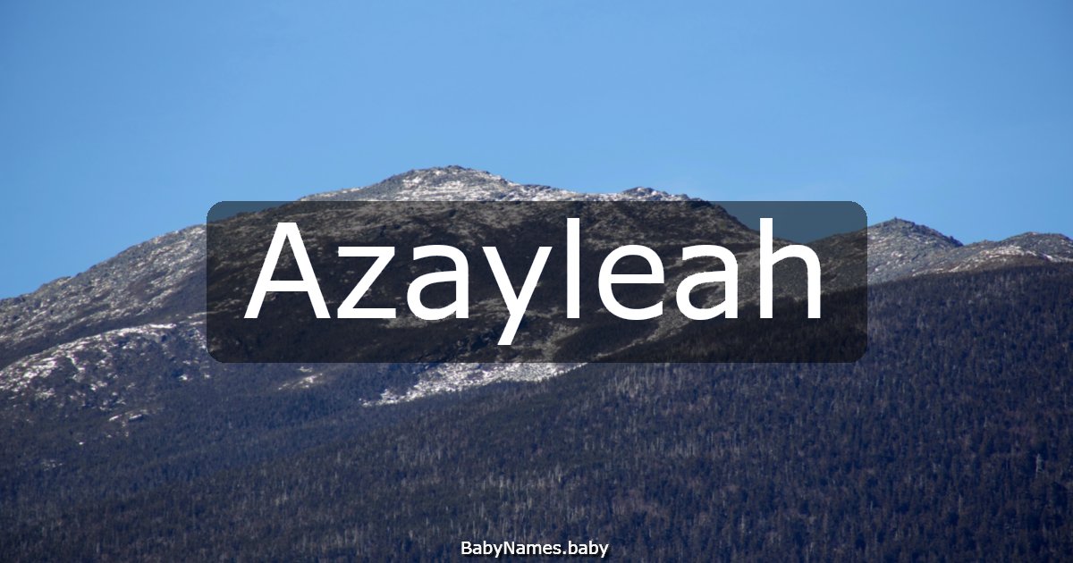 Azayleah