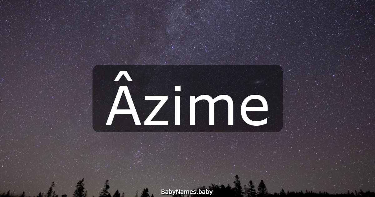 Âzime