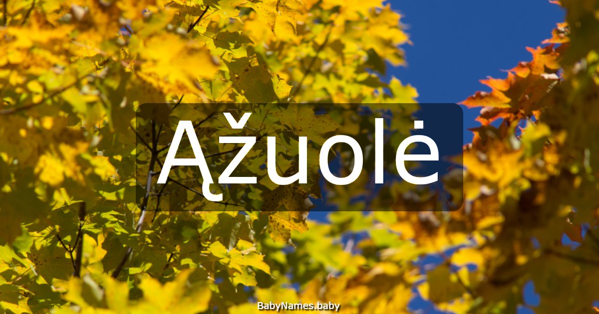 Ąžuolė