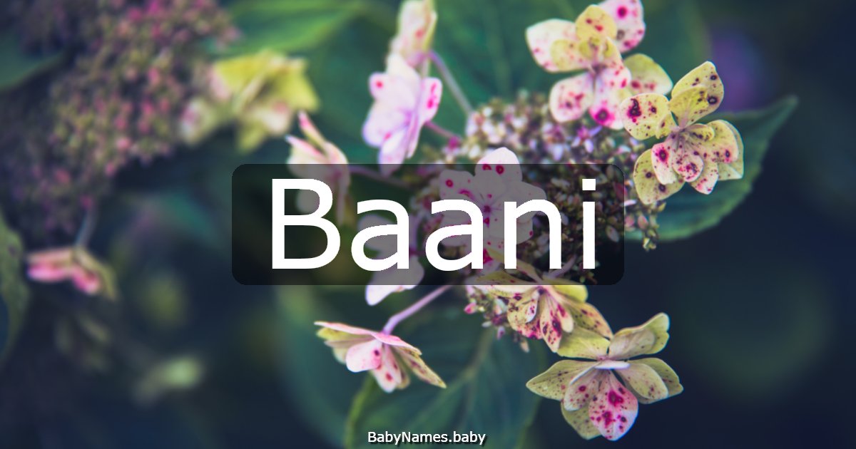Baani