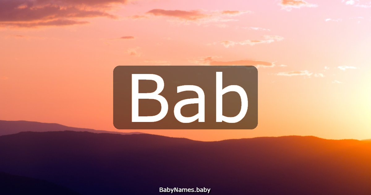 Bab