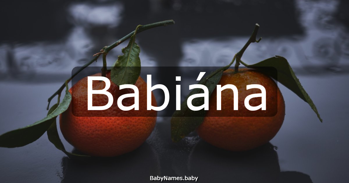 Babiána