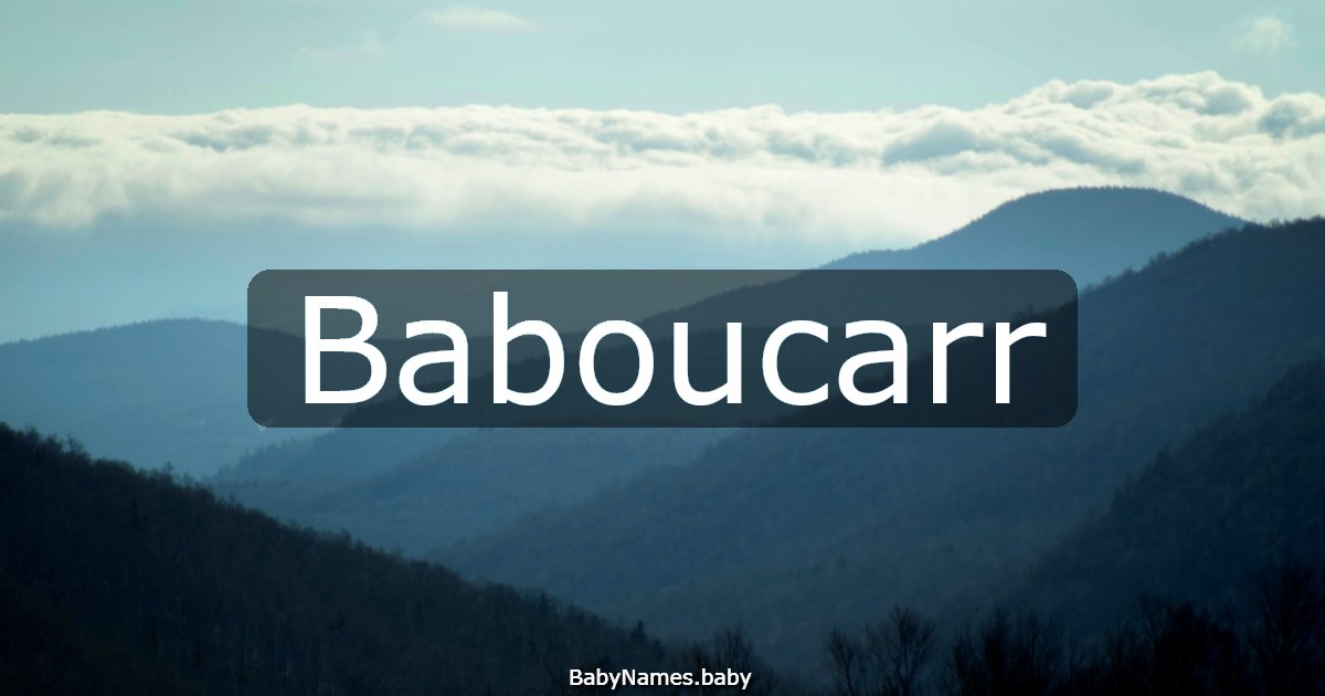 Baboucarr