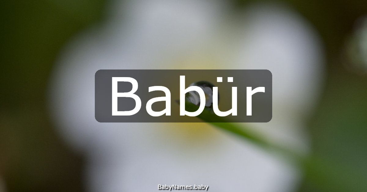 Babür