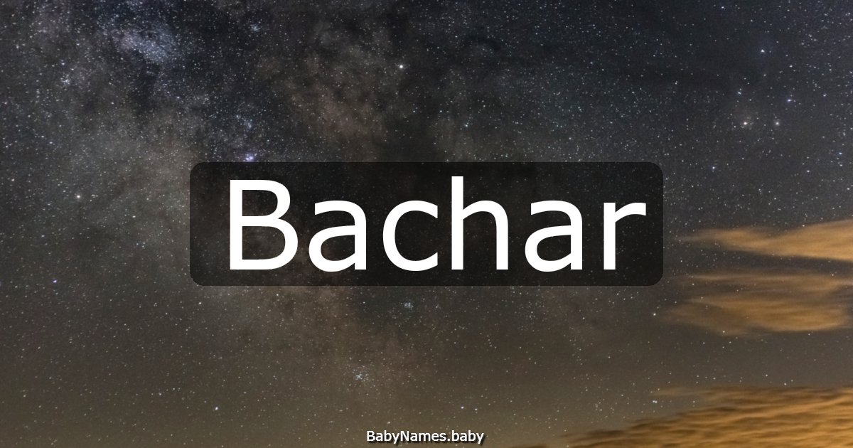 Bachar