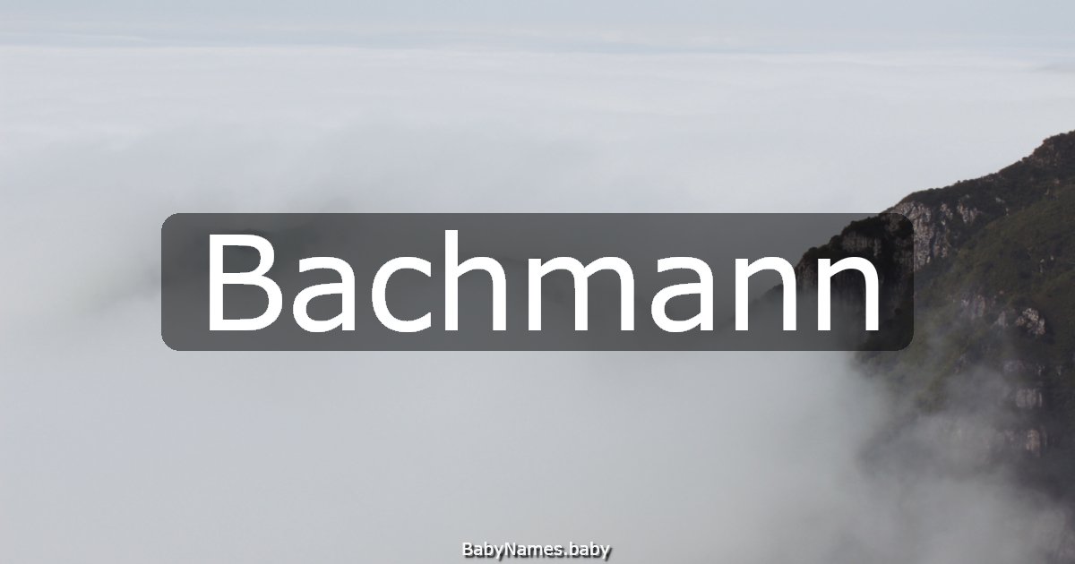 Bachmann