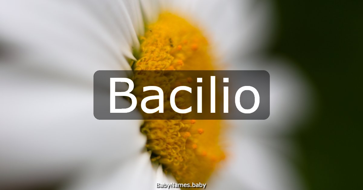 Bacilio