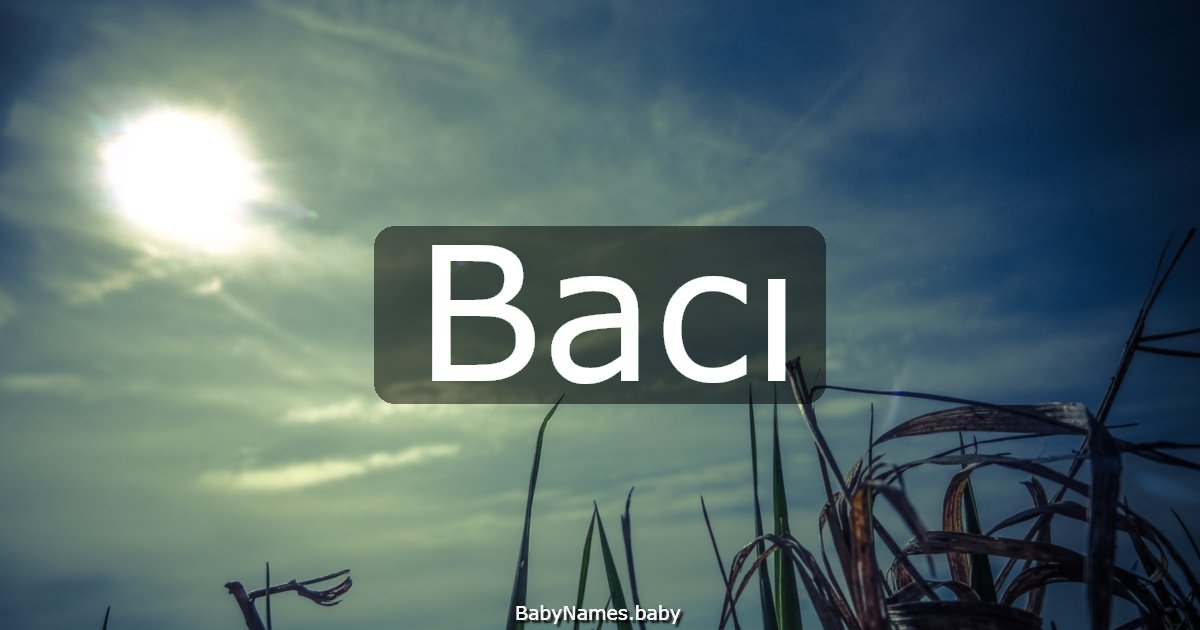 Bacı