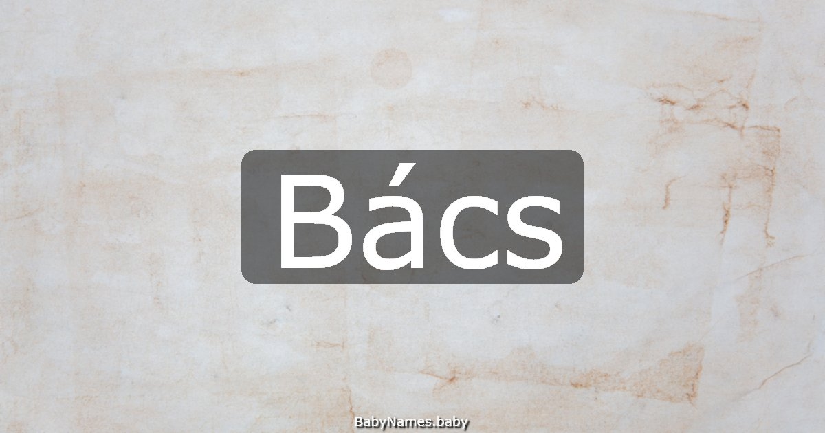 Bács