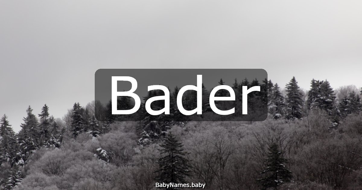 Bader