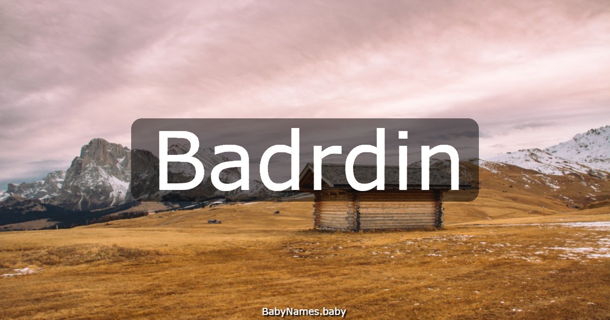 Badrdin