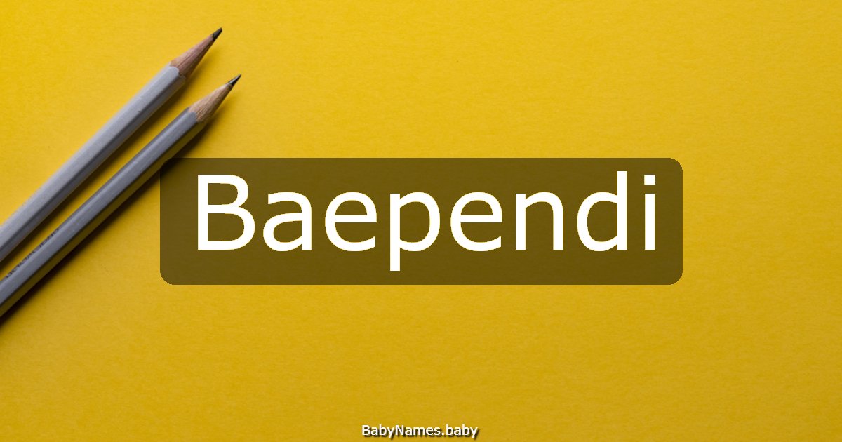 Baependi