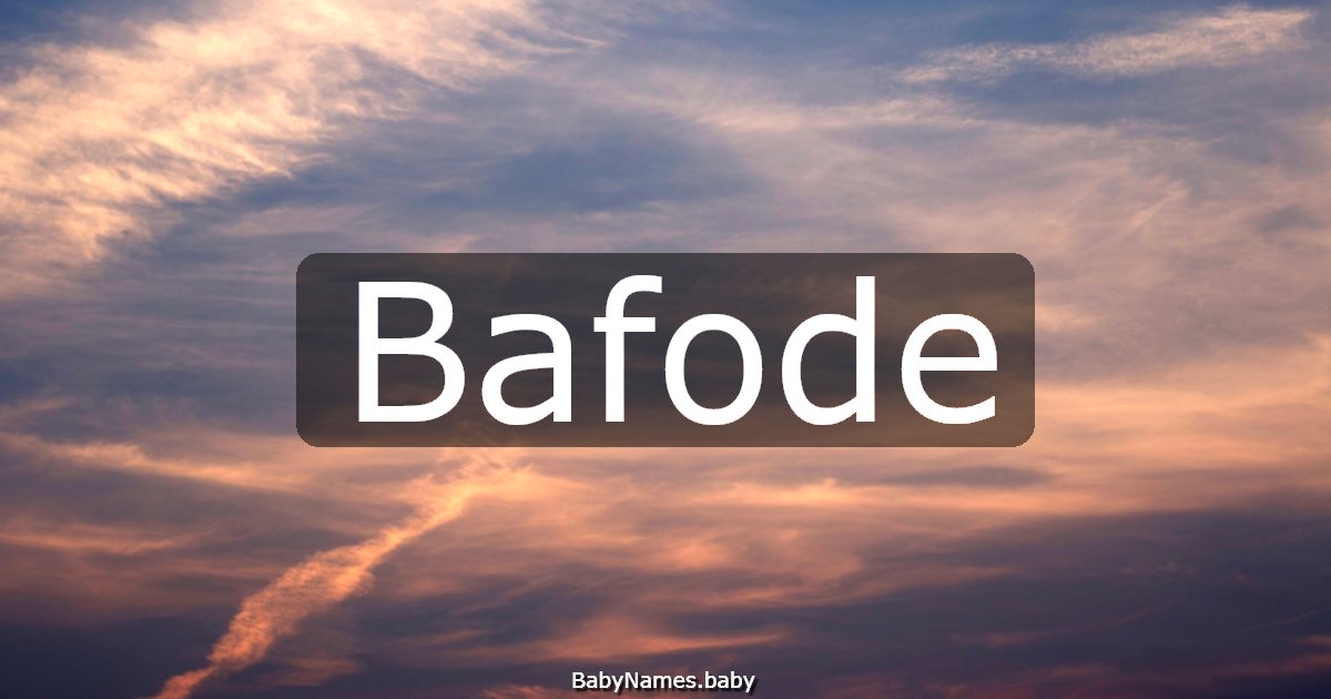 Bafode