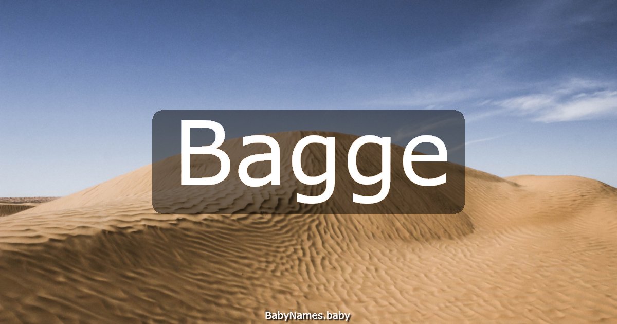 Bagge