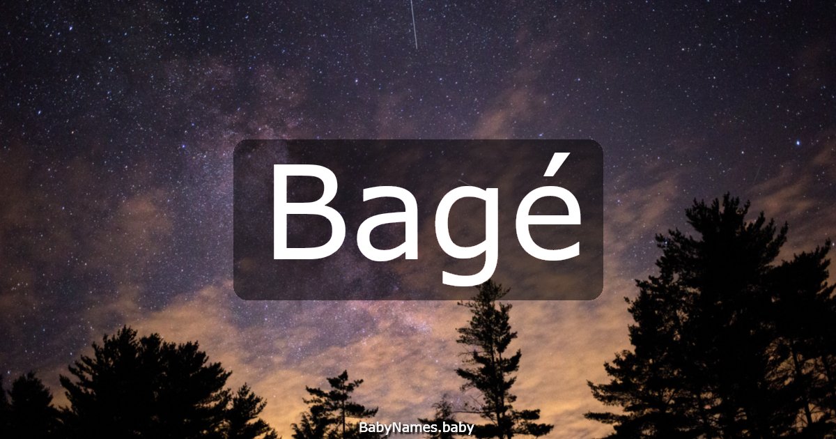 Bagé