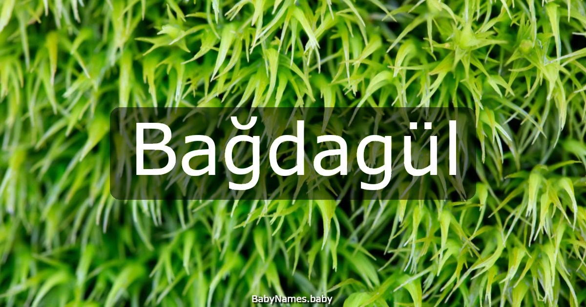 Bağdagül