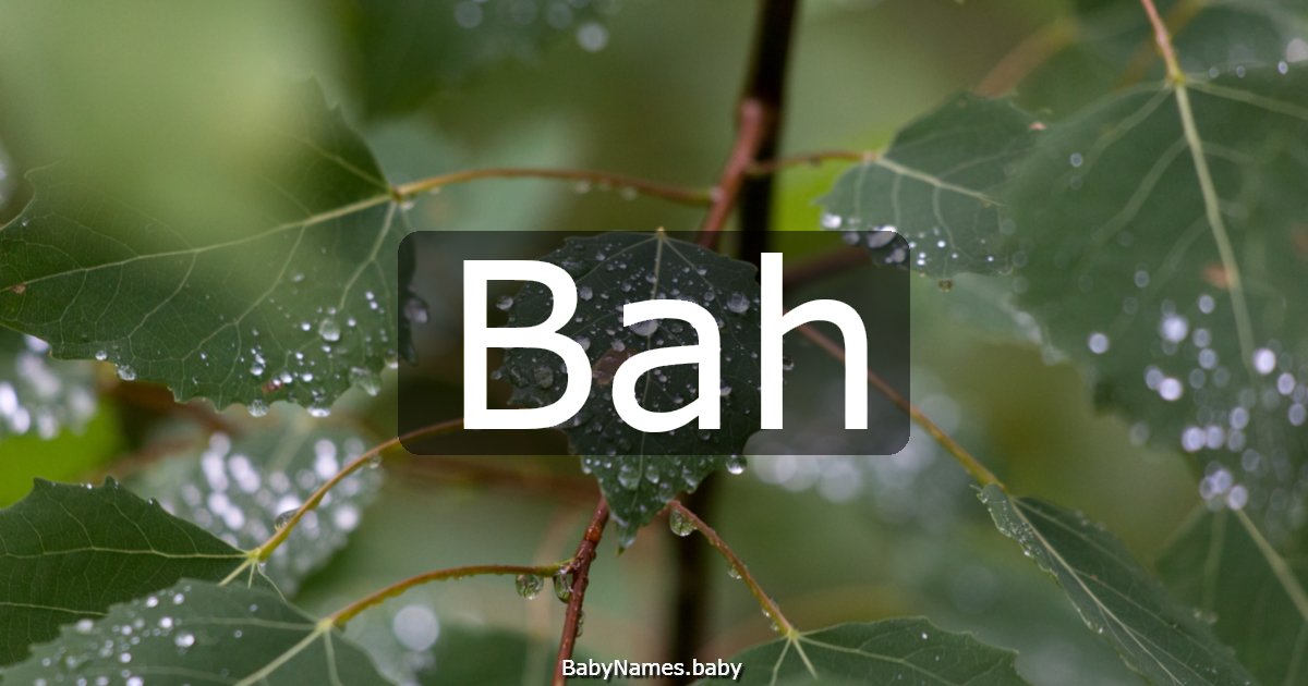 Bah